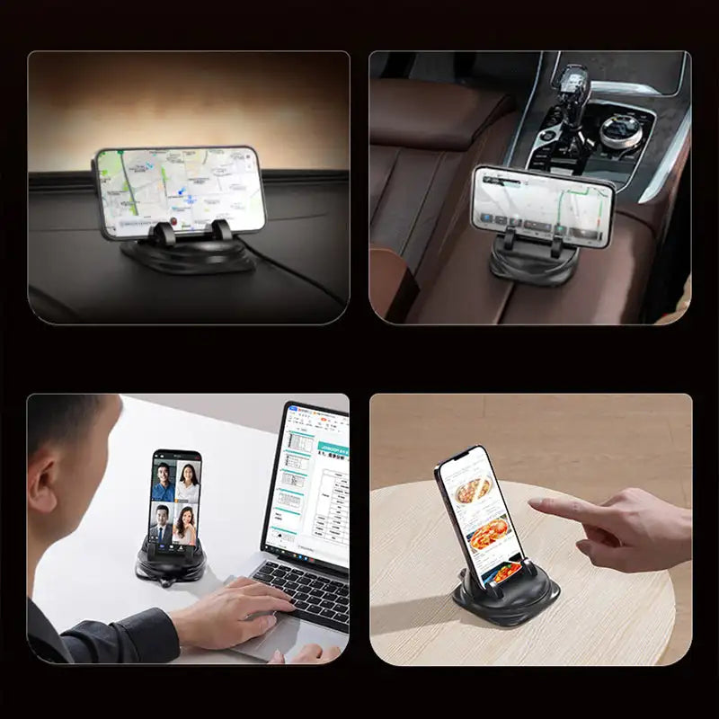FlexiMount - 360° Roterende telefonholder for sikker og praktisk bruk