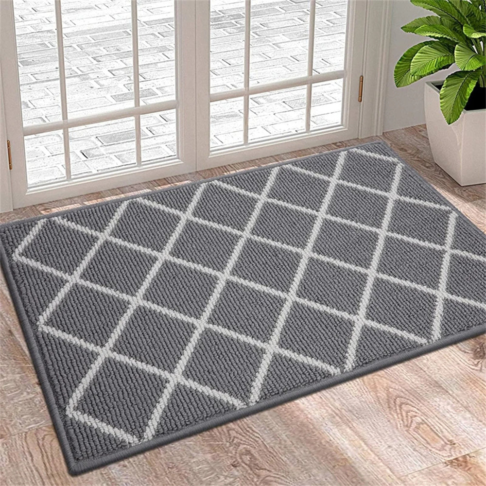 DiamondGrip - Moderne teppe med geometrisk diamantmønster