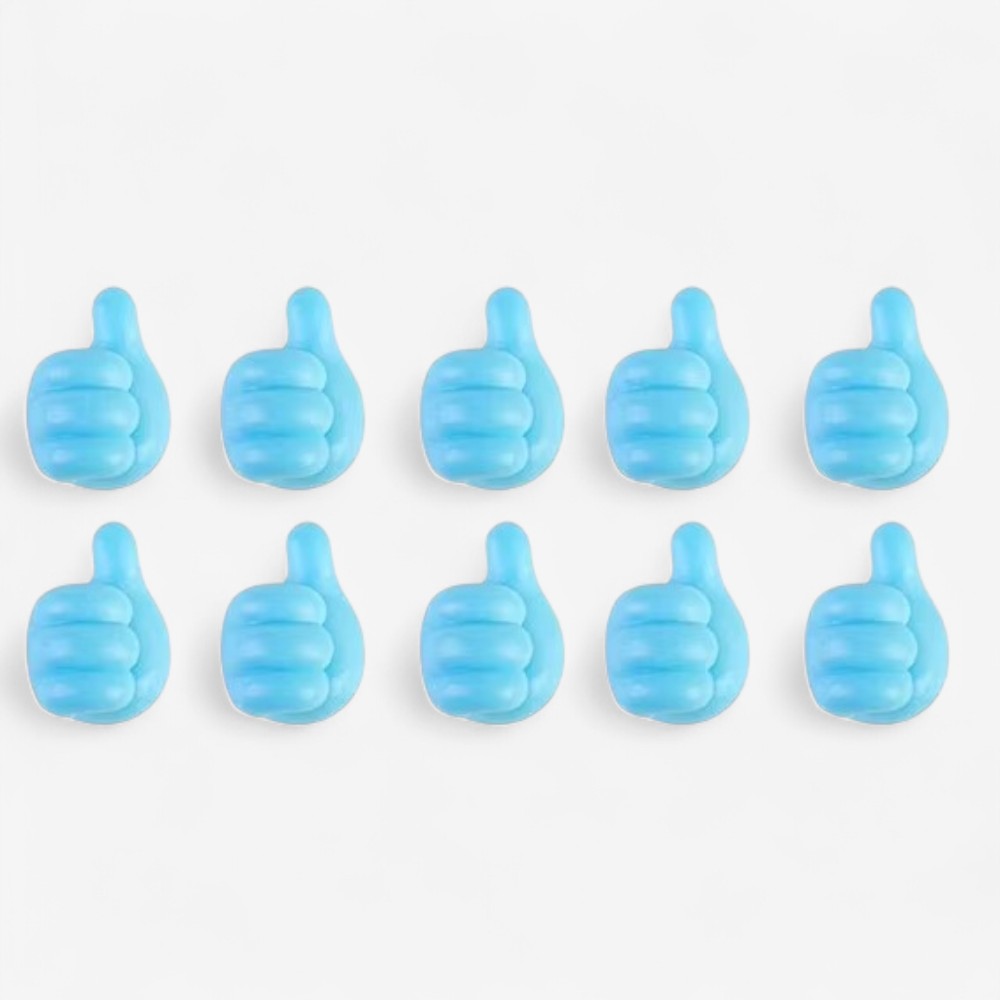 CordLock – 10 Stykker Selvheftende Kabelholder og Organisator