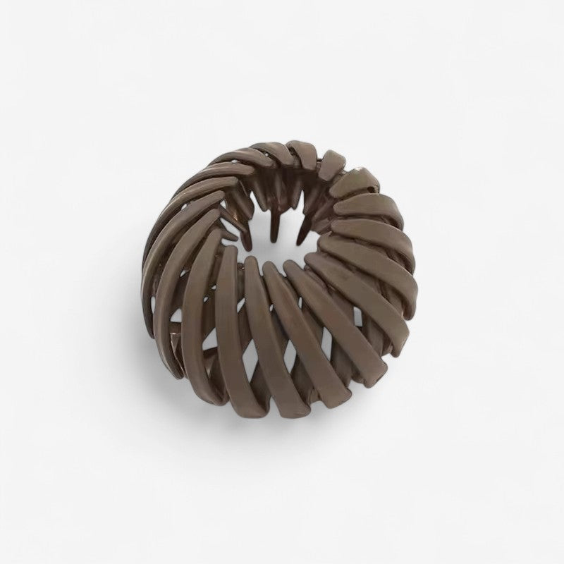 Isabella – Uttrekkbar fuglereir hårklype for enkel styling