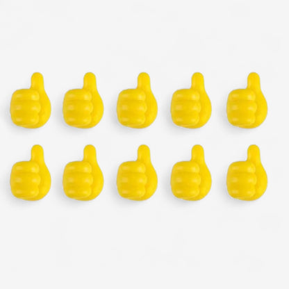 CordLock – 10 Stykker Selvheftende Kabelholder og Organisator