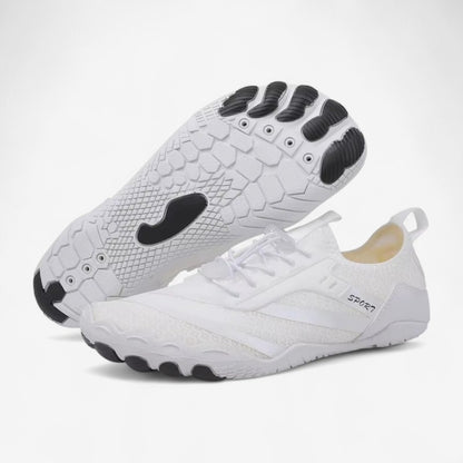 FlexWeave – Barfotsneakers med maljedetaljer og snøring