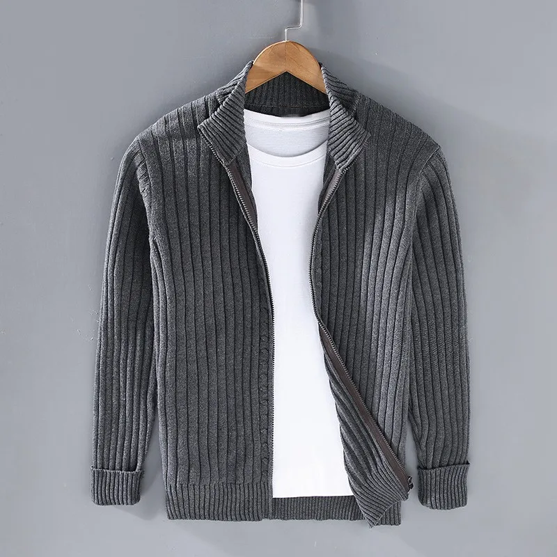 Henry - Uformell Cardigan Med Glidelås