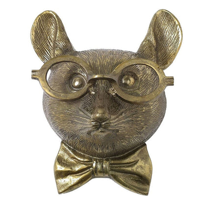 AnimalCraft - Håndlaget Dyrehode Skulptur i Harpiks for Unik Dekorasjon