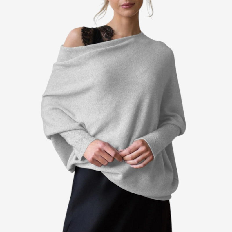 Selvya – Genser med Av-Skulder Utringning og Lange Ermer