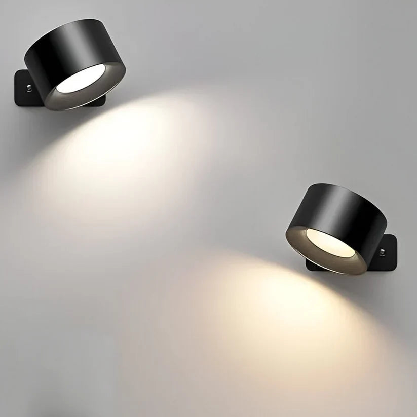 LumaFlex - Trådløs vegglampe med 360° rotasjon