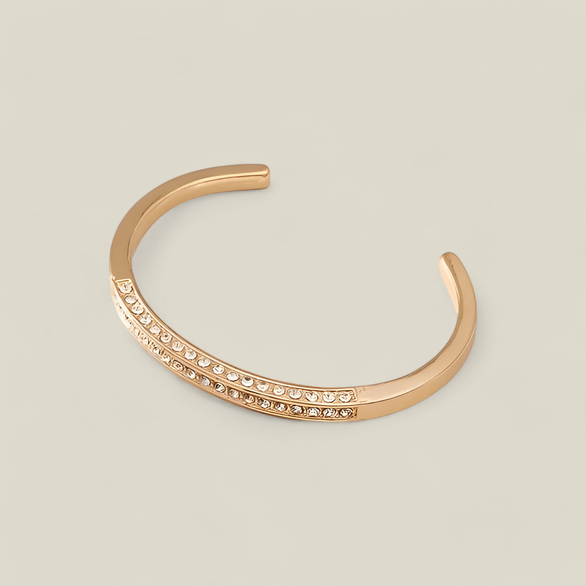 Ella - Elegant Rhinestone Armbånd Dame med Festlig Stil-1