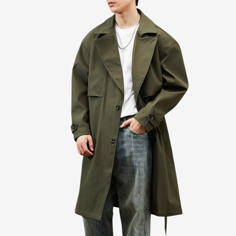Jesse – Langermet trenchcoat med lommer