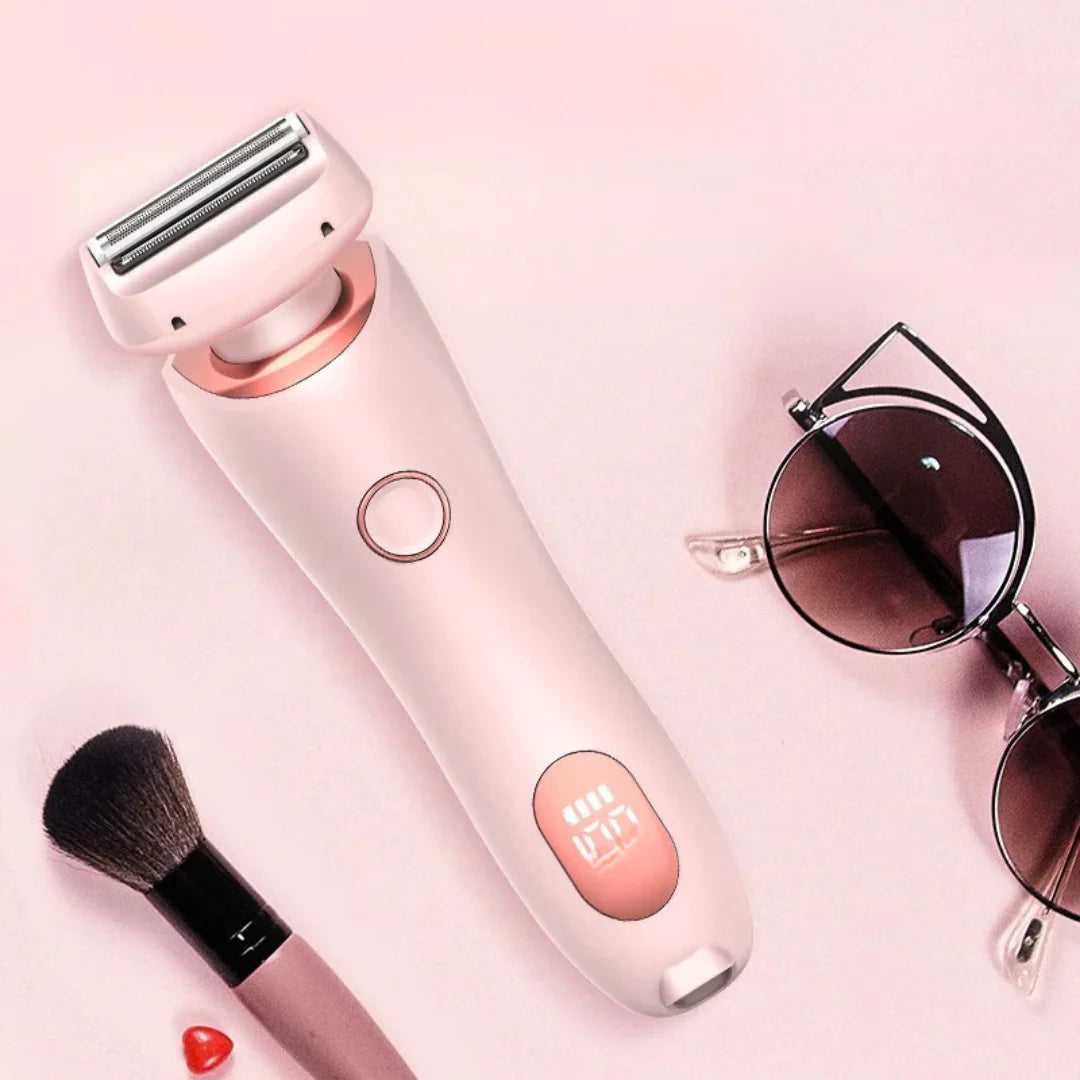 SmoothGlow - 2-i-1 epilator og barbermaskin for silkemyk og behagelig glatt hud