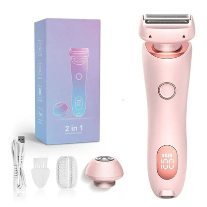 SmoothGlow - 2-i-1 epilator og barbermaskin for silkemyk og behagelig glatt hud