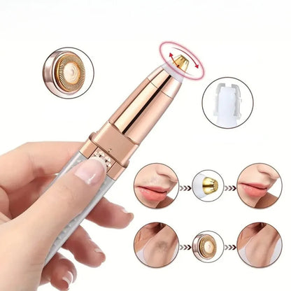 GlamTrim - 2-i-1 oppladbar øyenbryns- og hårtrimmer for presis trimming