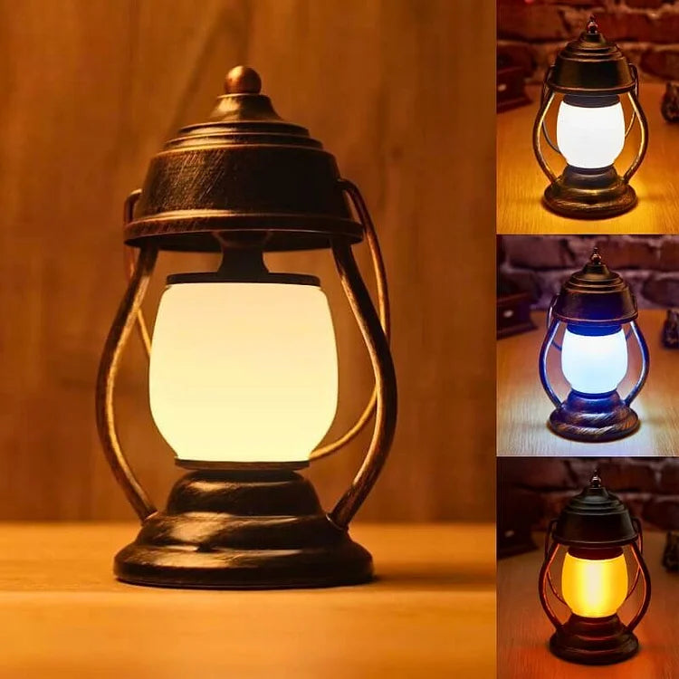 FlameGlow - oppladbar LED-lykt for camping