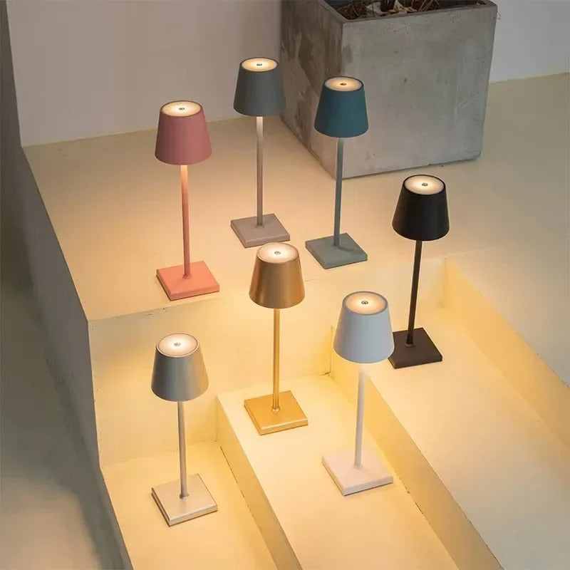 NordicLume - Elegant trådløs bordlampe med berøringskontrol
