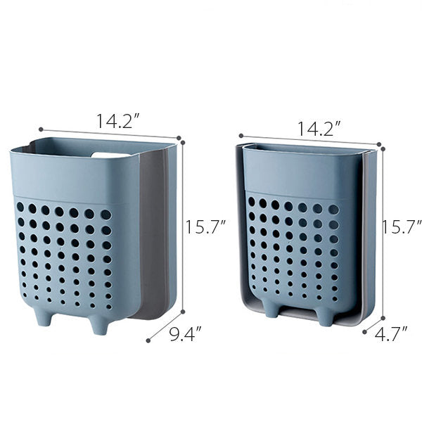 FlexBin - Plassbesparende skittentøyskurv med dobbeltbruksdesign