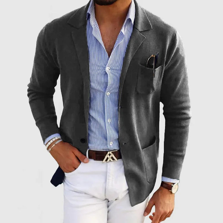 Victor - Smal blazer med klassiske detaljer