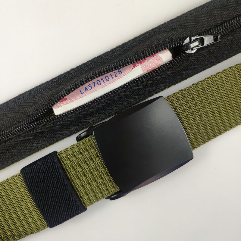 PocketFlex - Belte med skjulte glidelåslommer for praktisk oppbevaring