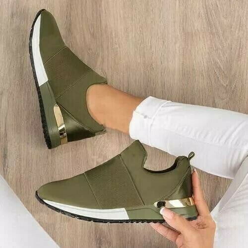 Andrea – Stilige Slip-On joggesko med polstret såle