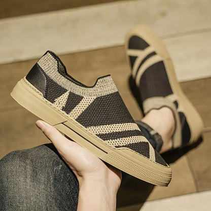 Nicholas - Joggesko med teksturert såle og stilig mønster