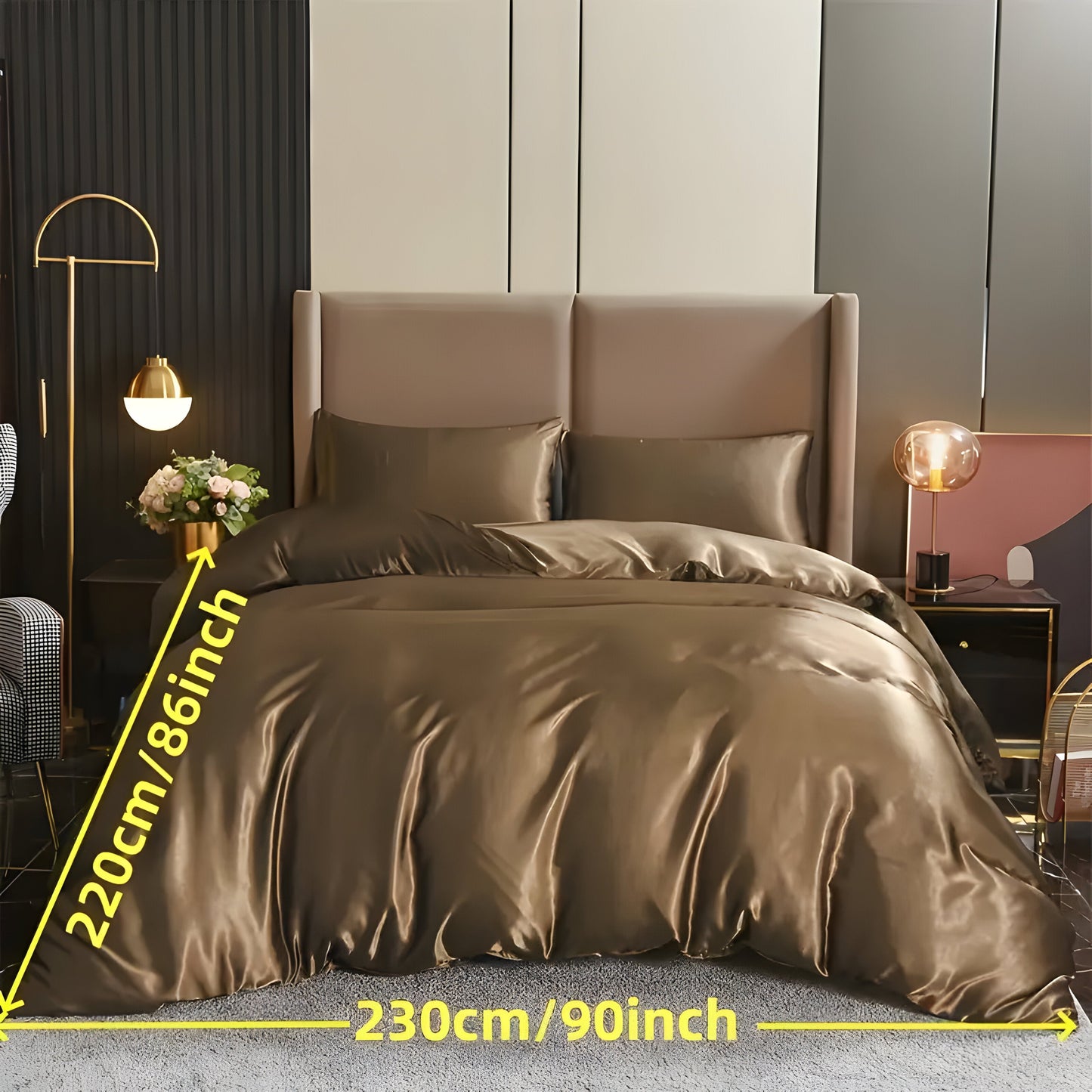 DreamLuxe - Dynetrekk med Skjult Glidelåslukking med Luksuriøs Sover