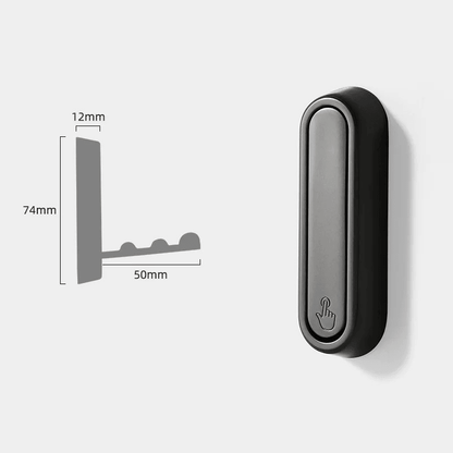 HangMate - Sammenleggbar Veggkrok for Smart Oppbevaring