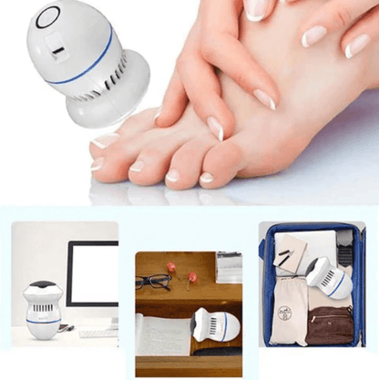 HeelGlow - Elektrisk vakuumfotsliper for pedikyr av salongkvalitet hjemme