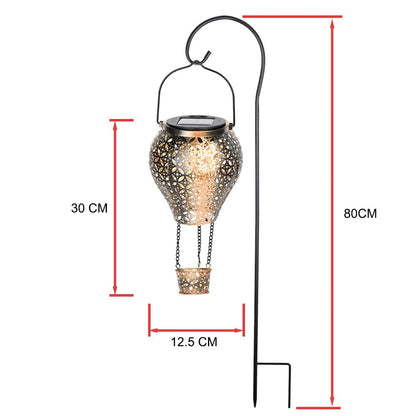 SolarFlare - Solcelledrevet hagelampe for finurlig belysning