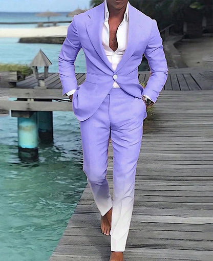 Berlin - Klassisk todelt jakke- og buksesett med skreddersydd passform