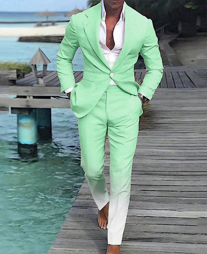 Berlin - Klassisk todelt jakke- og buksesett med skreddersydd passform