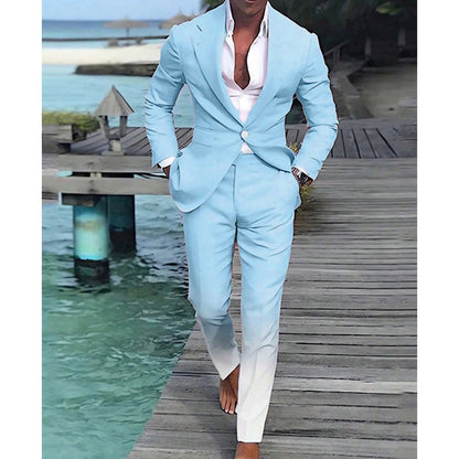 Berlin - Klassisk todelt jakke- og buksesett med skreddersydd passform