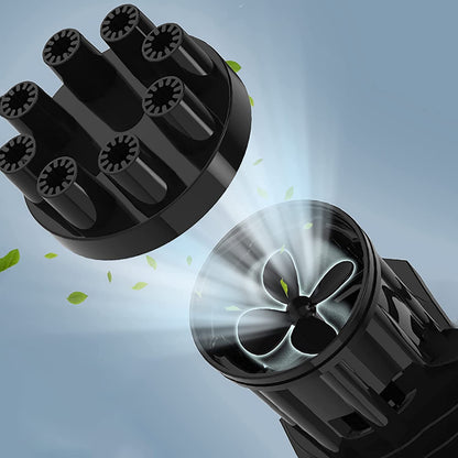 BubbleBlast - høyhastighets boblepistol med 8 hull for hundrevis av bobler per minutt