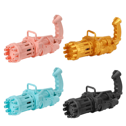 BubbleBlast - høyhastighets boblepistol med 8 hull for hundrevis av bobler per minutt