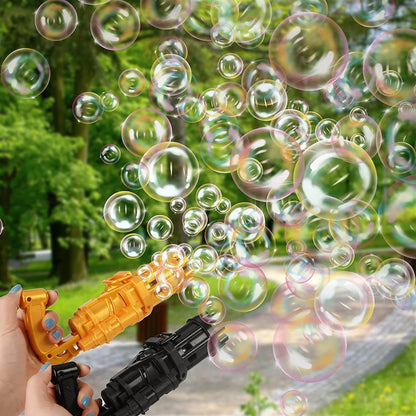 BubbleBlast - høyhastighets boblepistol med 8 hull for hundrevis av bobler per minutt