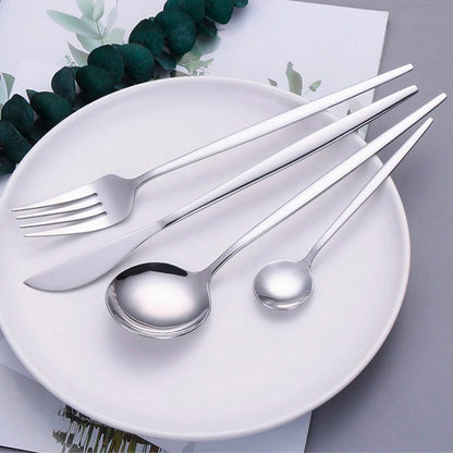 SterloLux - 24-delers moderne bestikksett for elegante middager