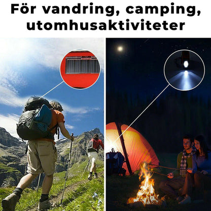 StormGuard - Nødradio med sveiv og solcellepanel og strømbank