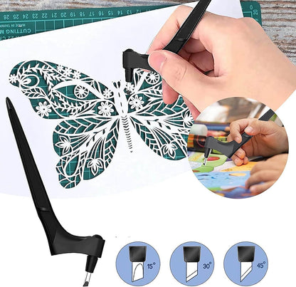 Gyroblad - 360° Roterende håndverkskutter for presisjonsskjæring og kreative prosjekter