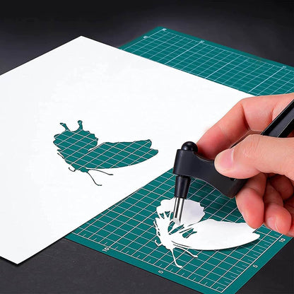 Gyroblad - 360° Roterende håndverkskutter for presisjonsskjæring og kreative prosjekter