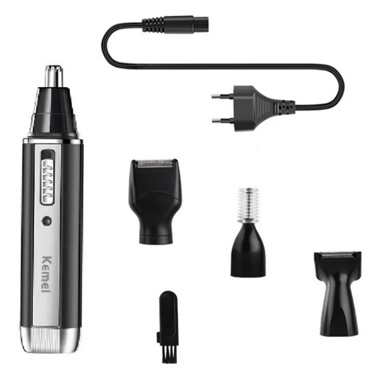 TrimEase - Bærbar øre- og nesehårtrimmer med oppladbart USB-batteri