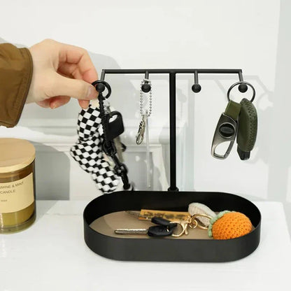 LuxeHold – Stilige Dekorative Brett med Vertikale Stativkroker