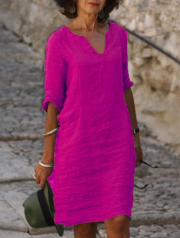 Elena - Elegant Kjole Med Flatterende Design