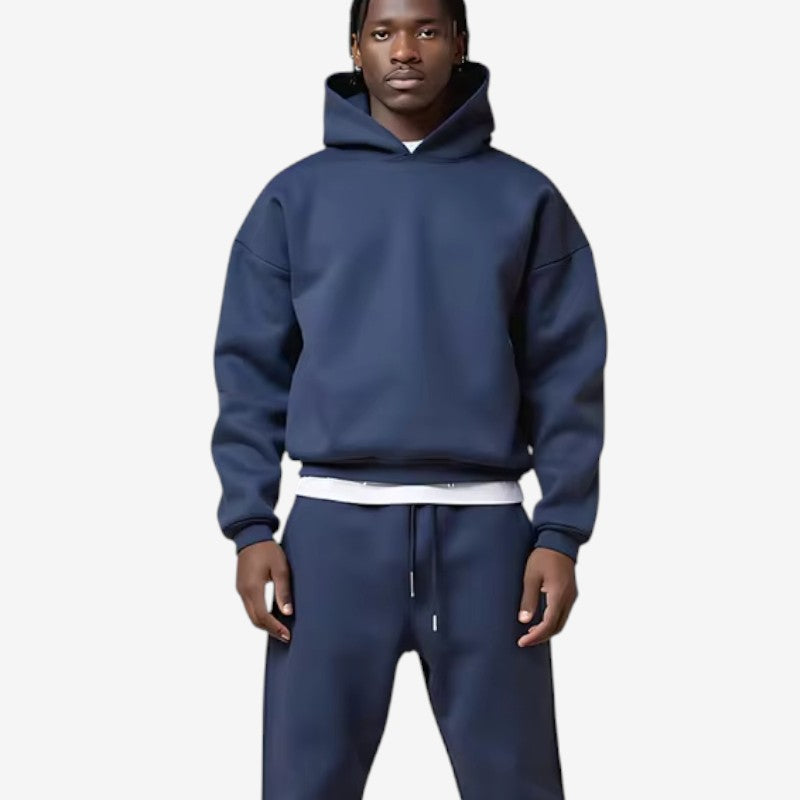 Morten – To-delt sett med langermet hettegenser og vide bukser