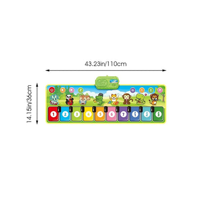 LearnPlay - Interaktiv og Underholdende Klavermatte for Læring og Moro