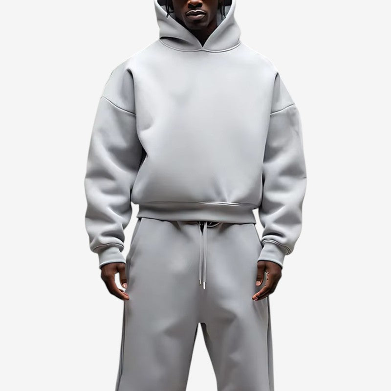 Morten – To-delt sett med langermet hettegenser og vide bukser