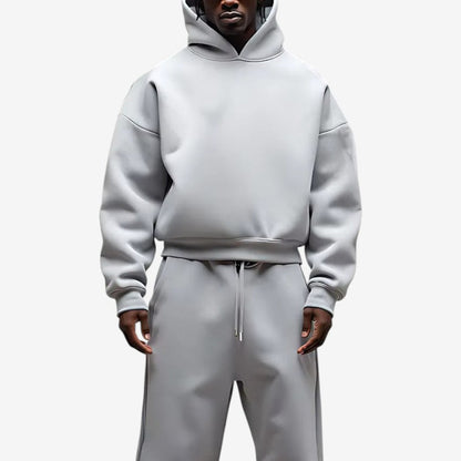 Morten – To-delt sett med langermet hettegenser og vide bukser