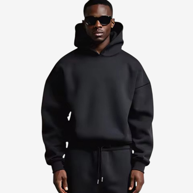 Morten – To-delt sett med langermet hettegenser og vide bukser