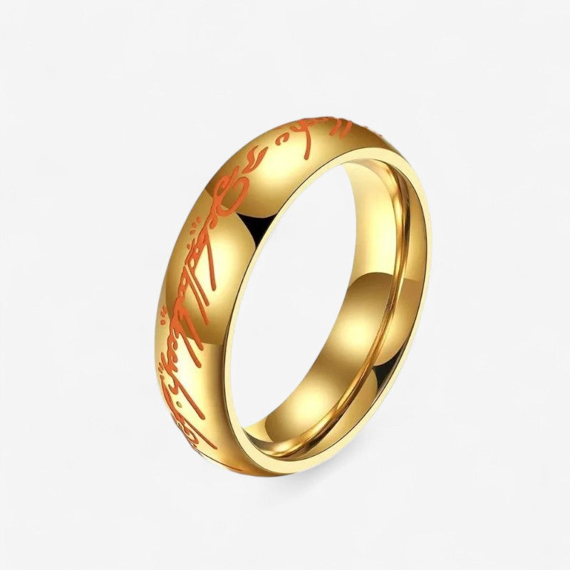 Diede – Gravert Glow-ring for Moderne Bruk