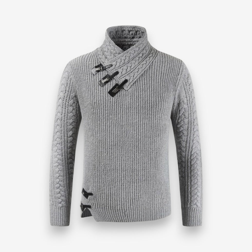 Magnus – Langermet Slim Fit Genser med Ribbe detaljer