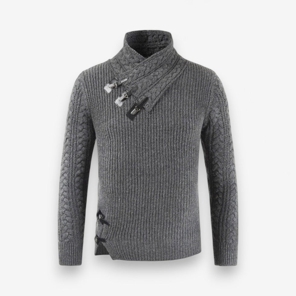 Magnus – Langermet Slim Fit Genser med Ribbe detaljer