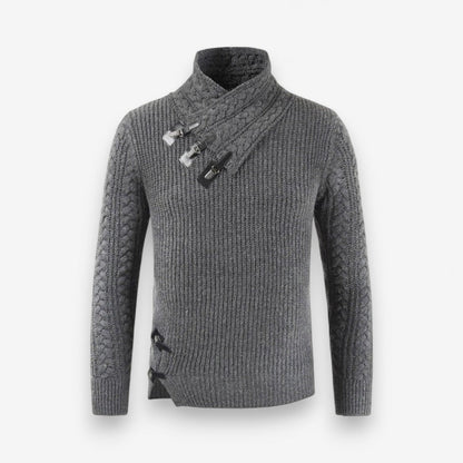 Magnus – Langermet Slim Fit Genser med Ribbe detaljer