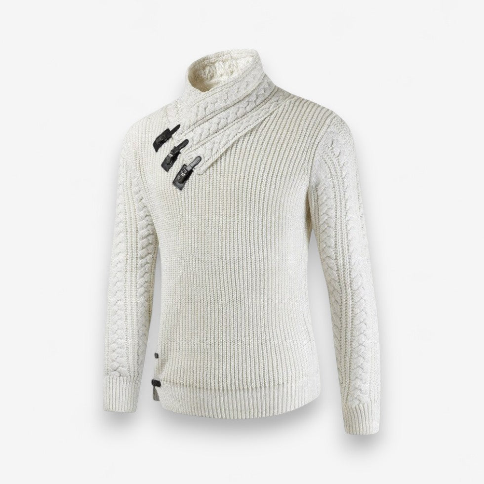 Magnus – Langermet Slim Fit Genser med Ribbe detaljer