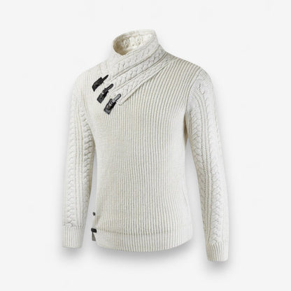 Magnus – Langermet Slim Fit Genser med Ribbe detaljer